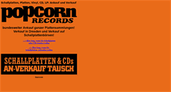 Desktop Screenshot of popcorn-records.de